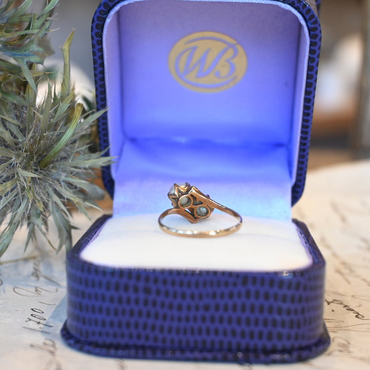 双子パールリング