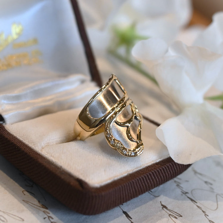 個性的な 幅広コンビリング