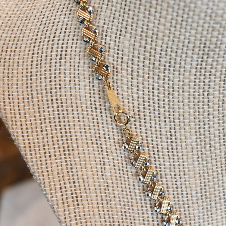 ゴージャスな コンビデザインネックレス