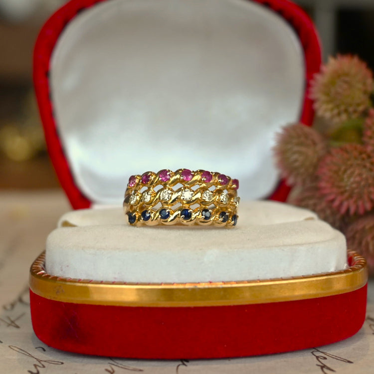 3Color 幅広リング