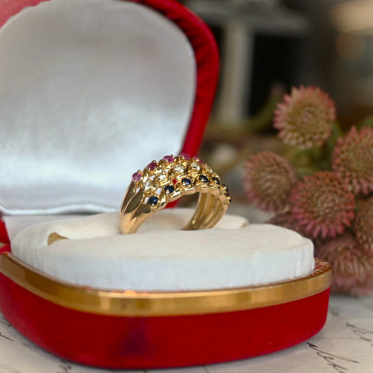 3Color 幅広リング