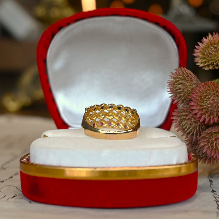 3Color 幅広リング