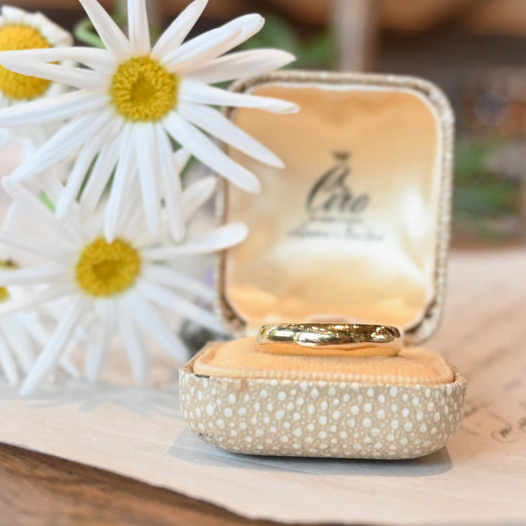 純金 甲丸リング