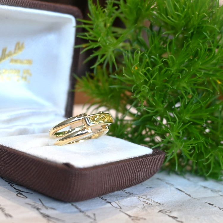 グリーントルマリンが美しいリング