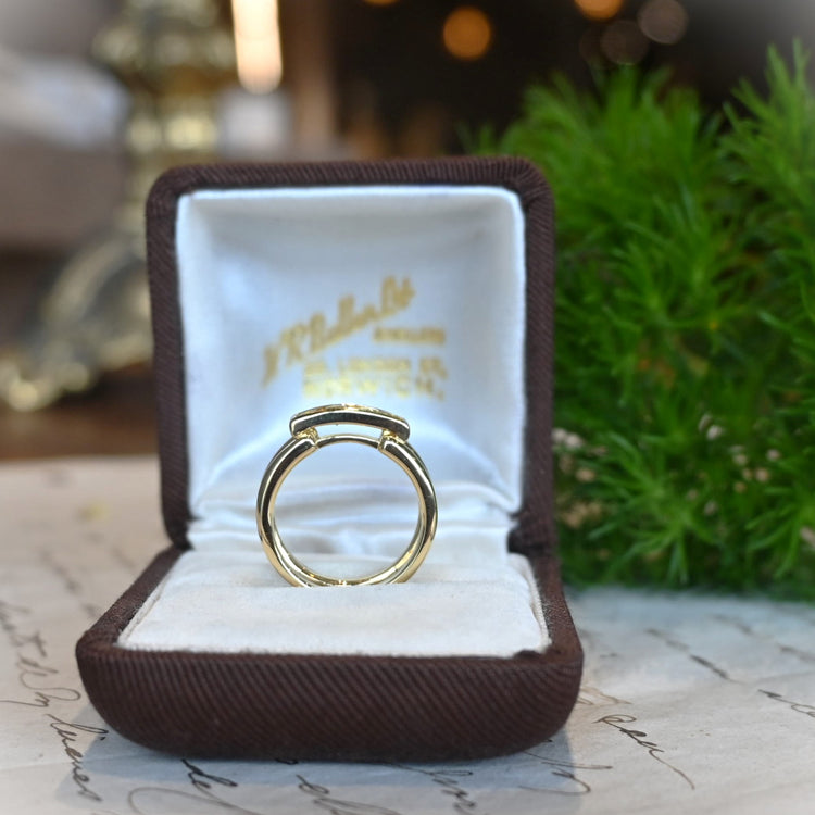 グリーントルマリンが美しいリング