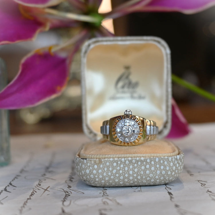 煌めくダイヤモンド ウォッチコンビリング