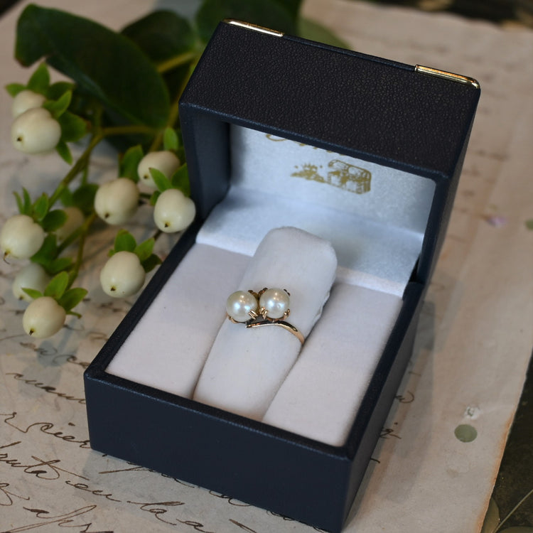 双子パール リング