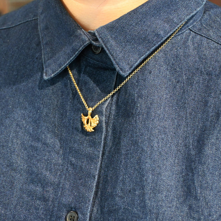 リーフモチーフ ネックレス