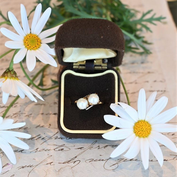 双子パール リング