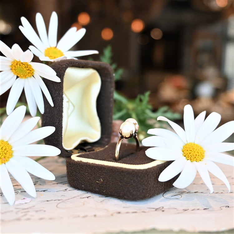 双子パール リング