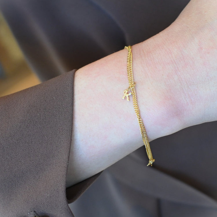 シンプルなブレスレット&アンクレット