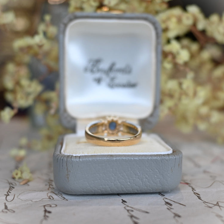 クールな サファイアコンビリング