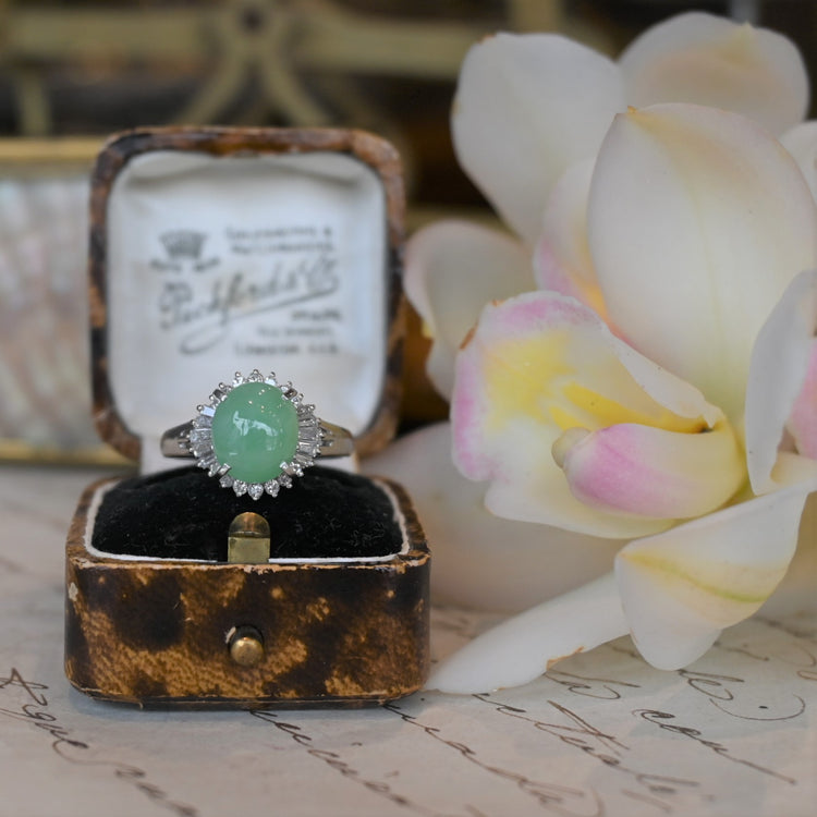 美しい 翡翠リング