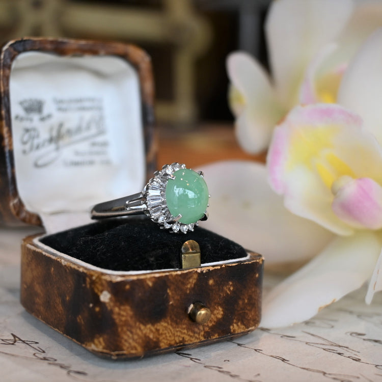 美しい 翡翠リング