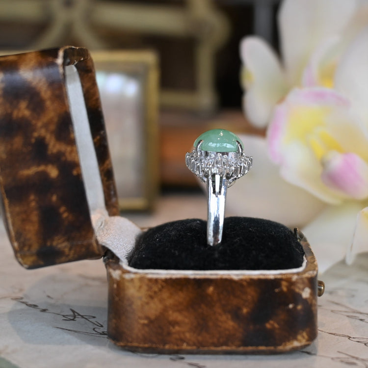 美しい 翡翠リング