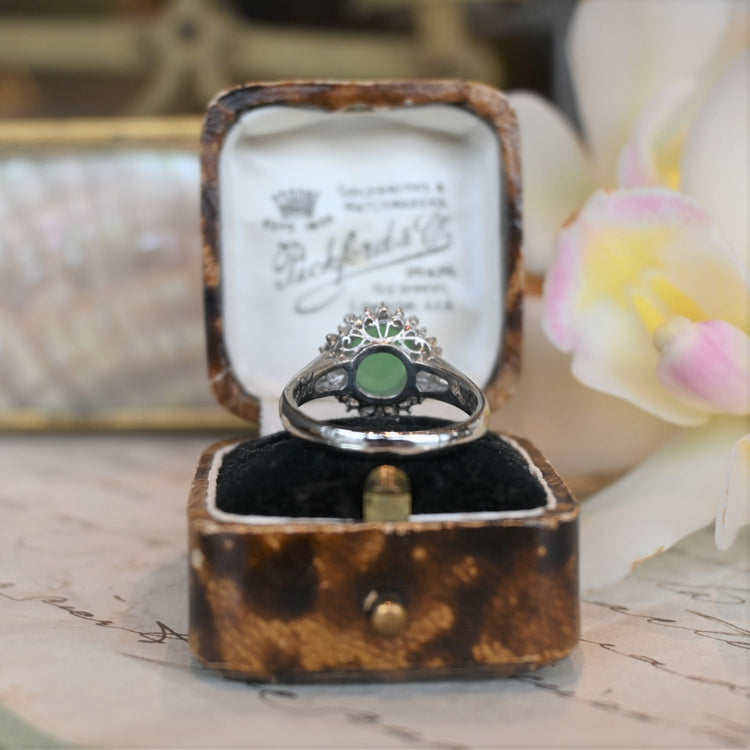 美しい 翡翠リング