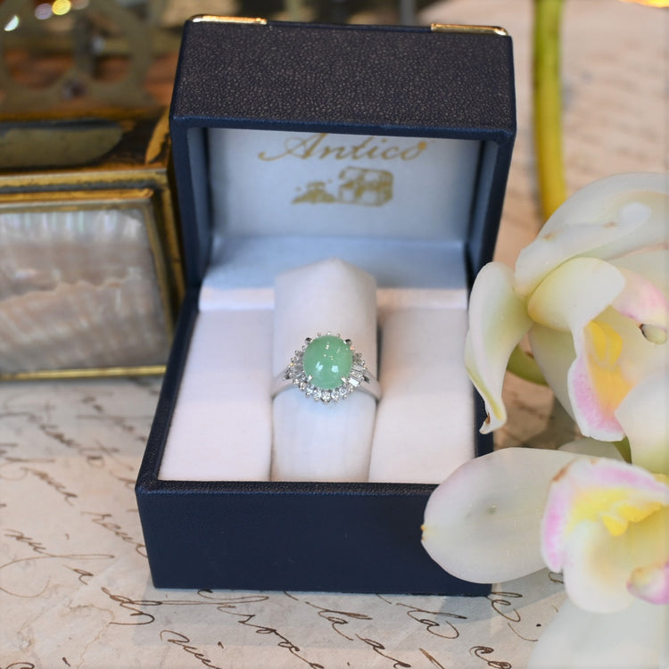 美しい 翡翠リング