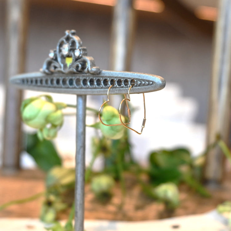 ハートフープ ピアス