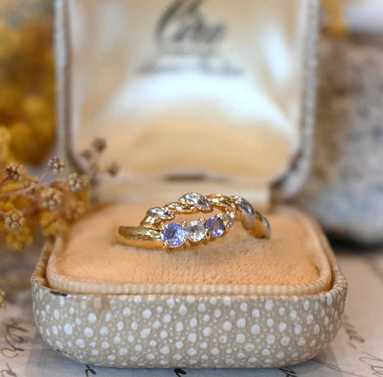 爽やかなラインデザイン リング