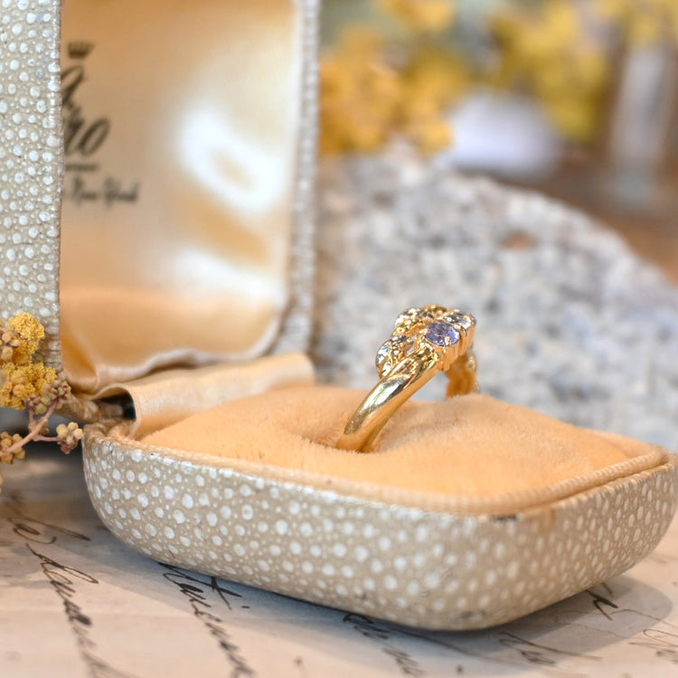 爽やかなラインデザイン リング