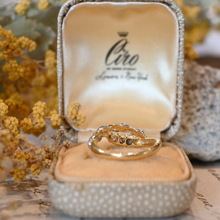 爽やかなラインデザイン リング