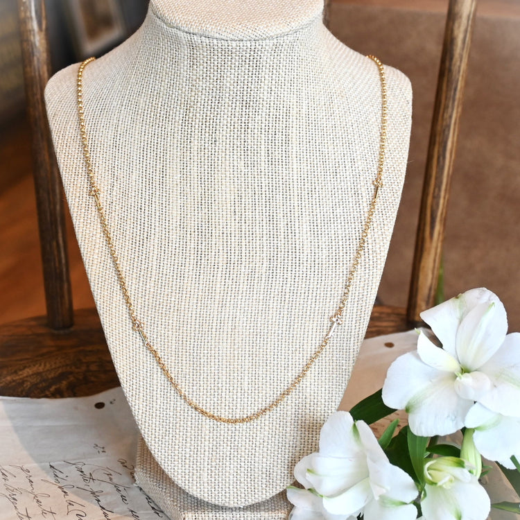 キーパーツ ロングネックレス from ITALY