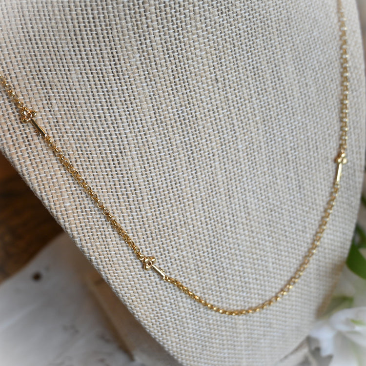 キーパーツ ロングネックレス from ITALY