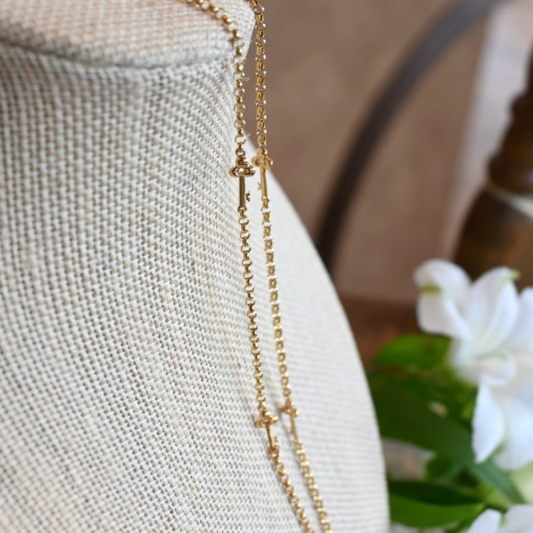 キーパーツ ロングネックレス from ITALY