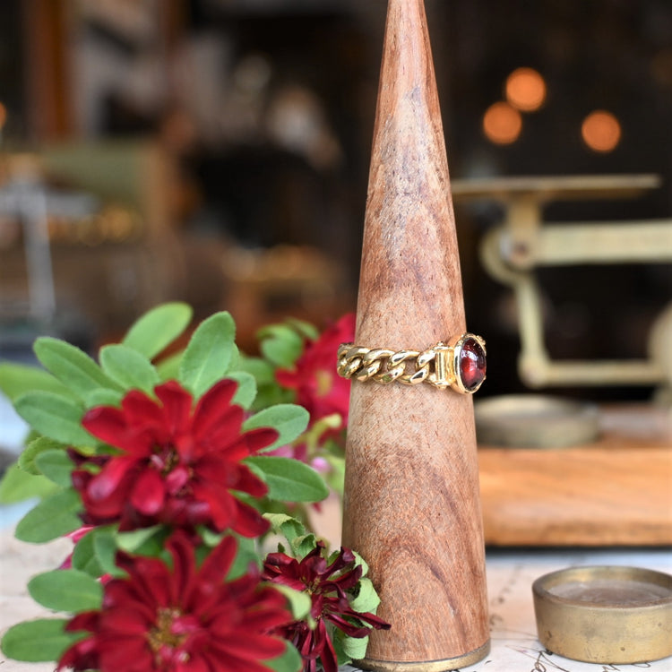 ルビー チェーンリング