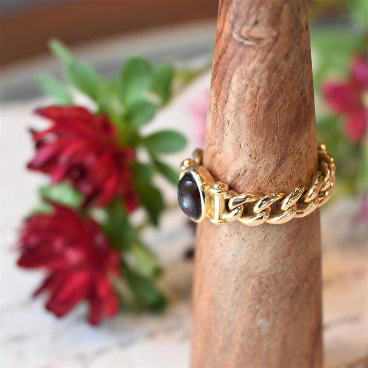 ルビー チェーンリング