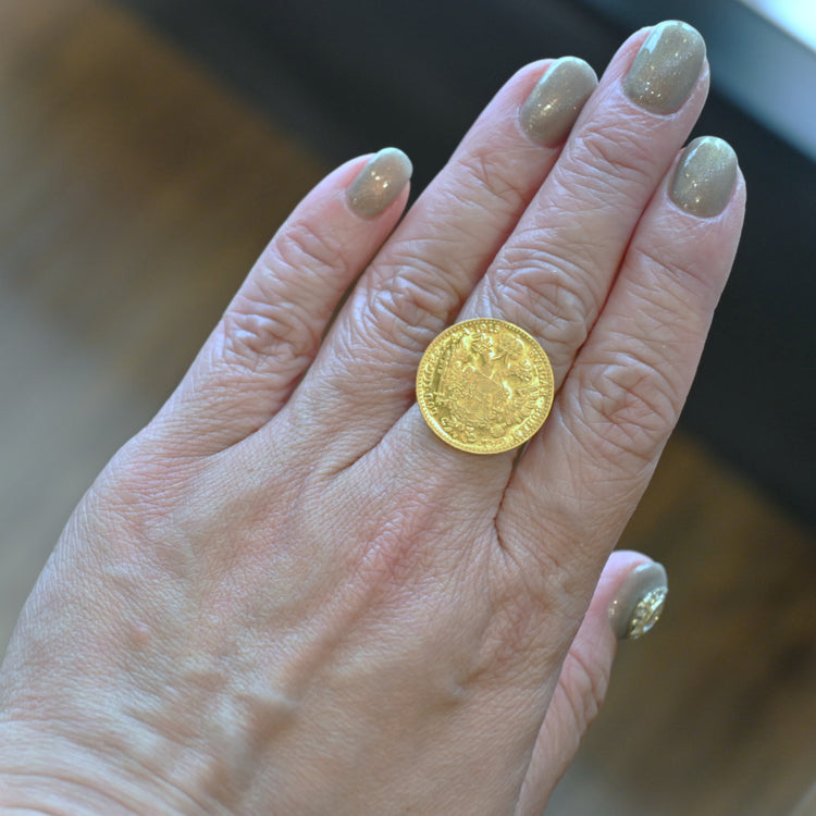 オーストリア 1ダカット金貨 (再鋳貨版)