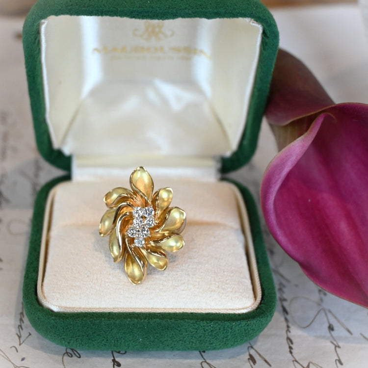 0.43ctダイヤモンドが美しい デザインリング