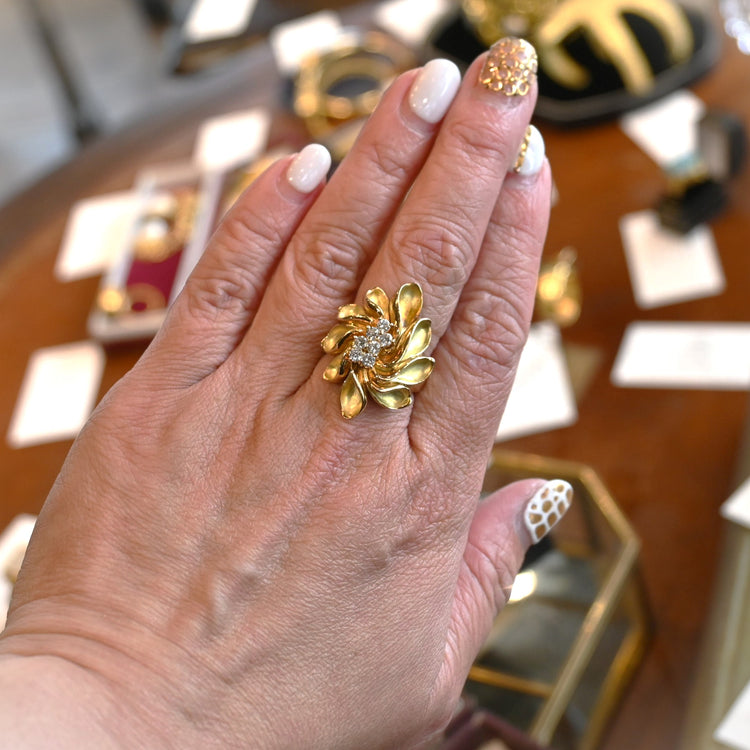 0.43ctダイヤモンドが美しい デザインリング