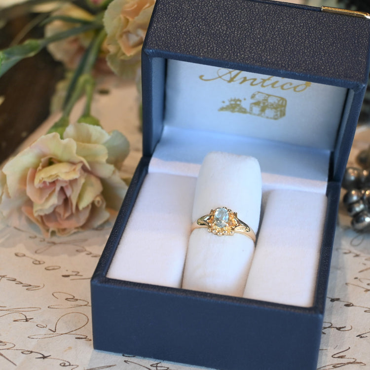 アクアマリン リング