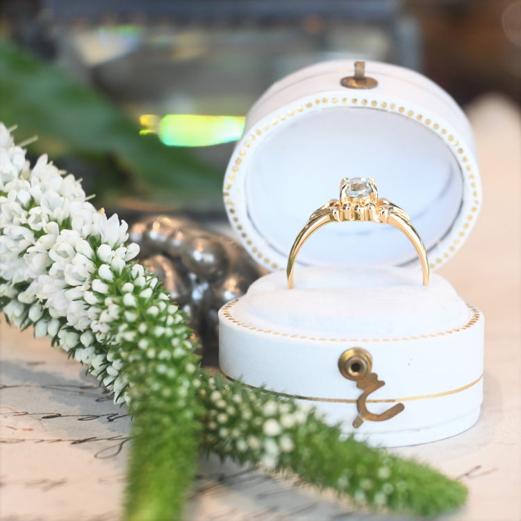 アクアマリン リング