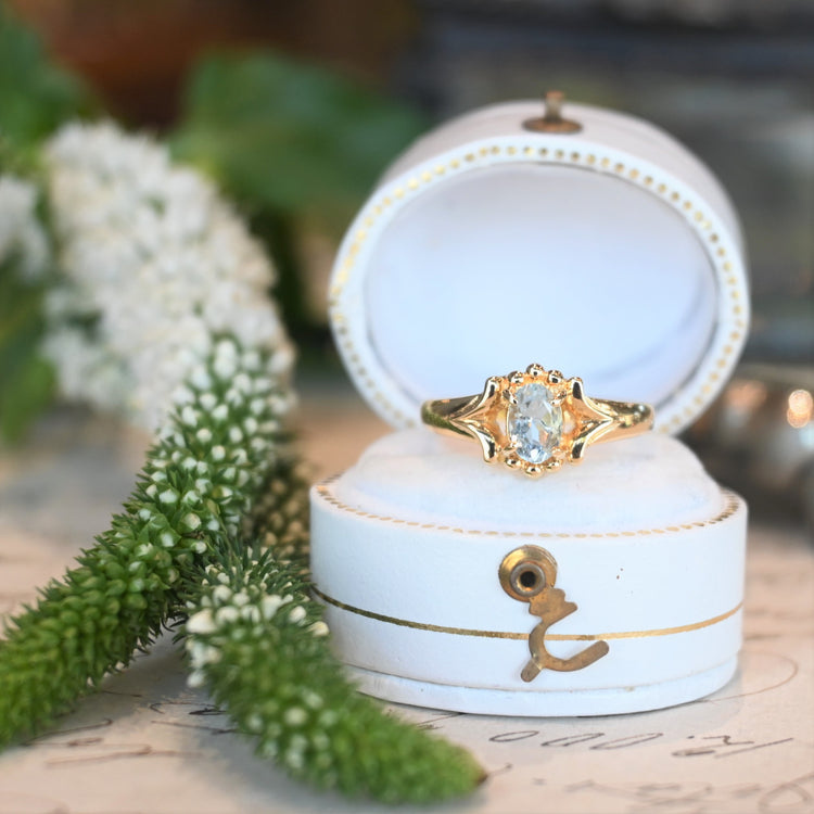 アクアマリン リング