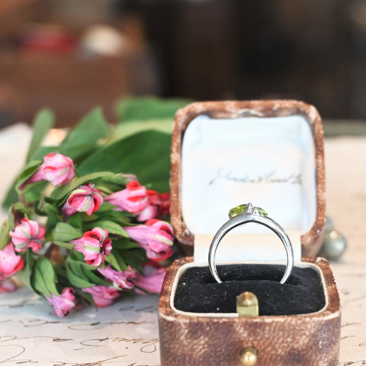 爽やかなペリドット リング