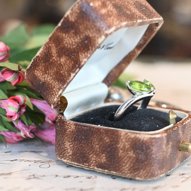 爽やかなペリドット リング