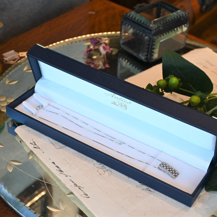 カラーダイヤモンドが美しい ネックレス