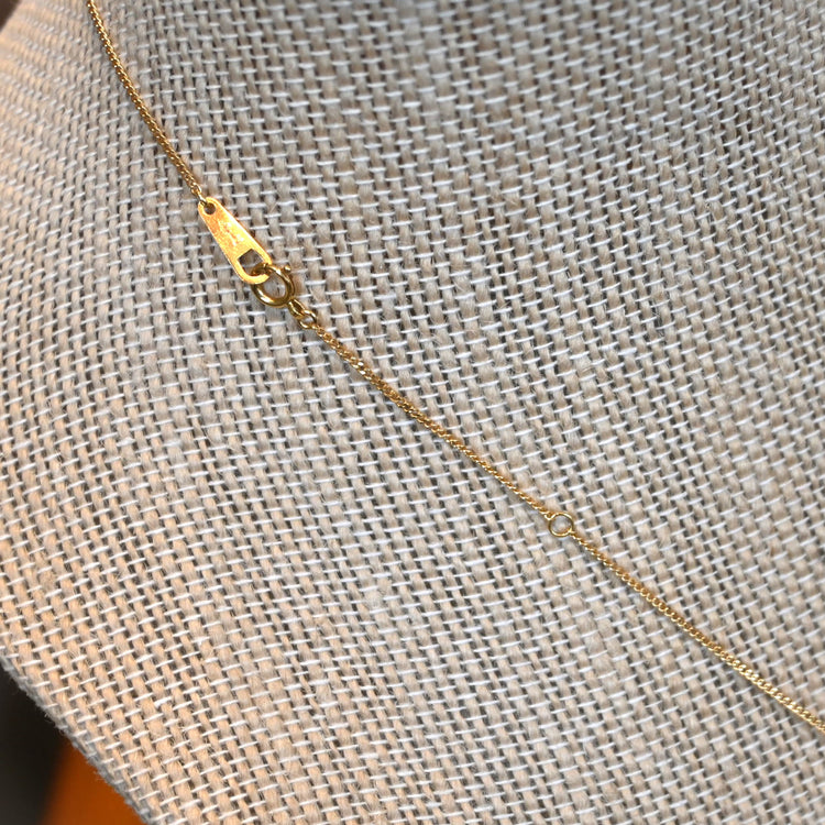 上品な 一粒パールネックレス