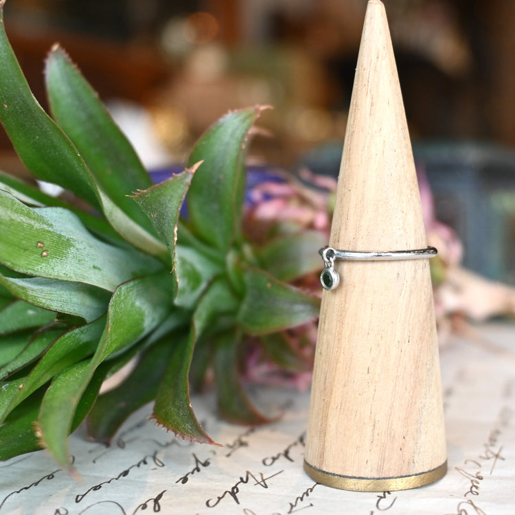 4℃ 一粒ダイヤがシンプルな リング