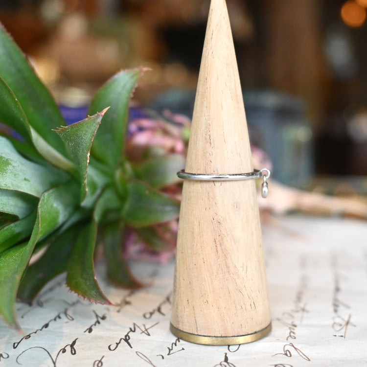 4℃ 一粒ダイヤがシンプルな リング