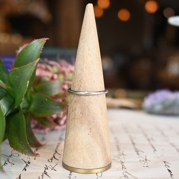 4℃ 一粒ダイヤがシンプルな リング