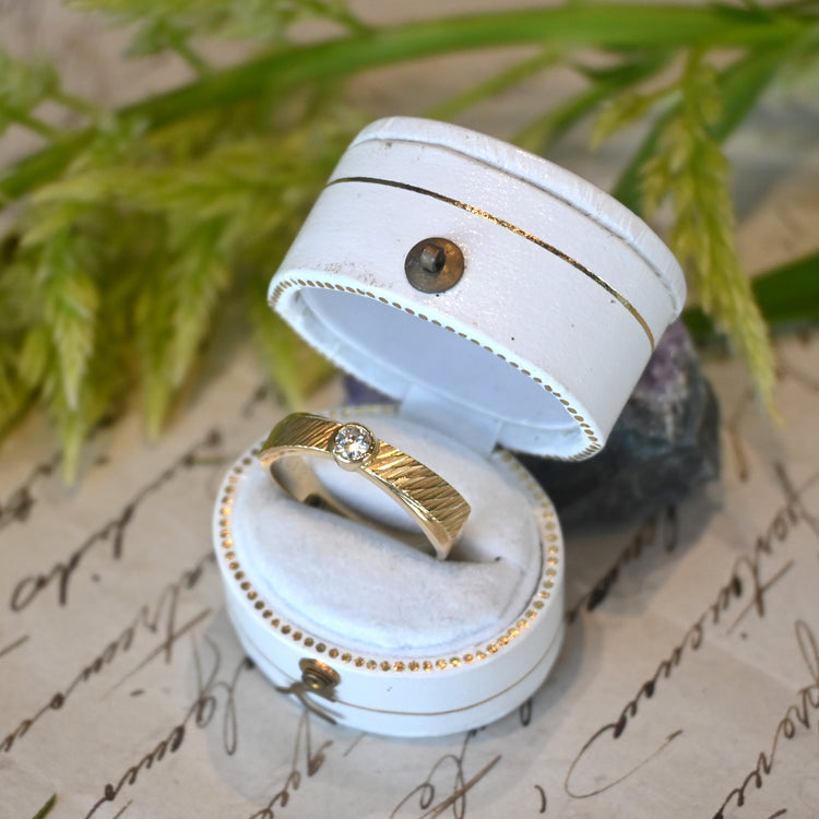 クラシカルなダイヤモンドリング