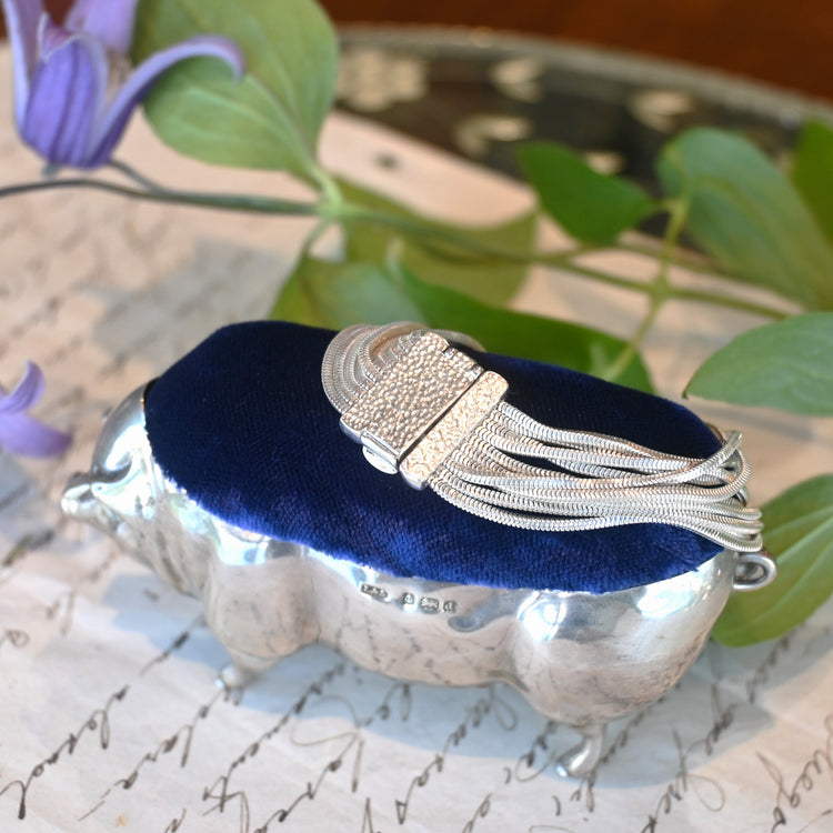 MILOR ITALY 美しいシルバーブレスレット