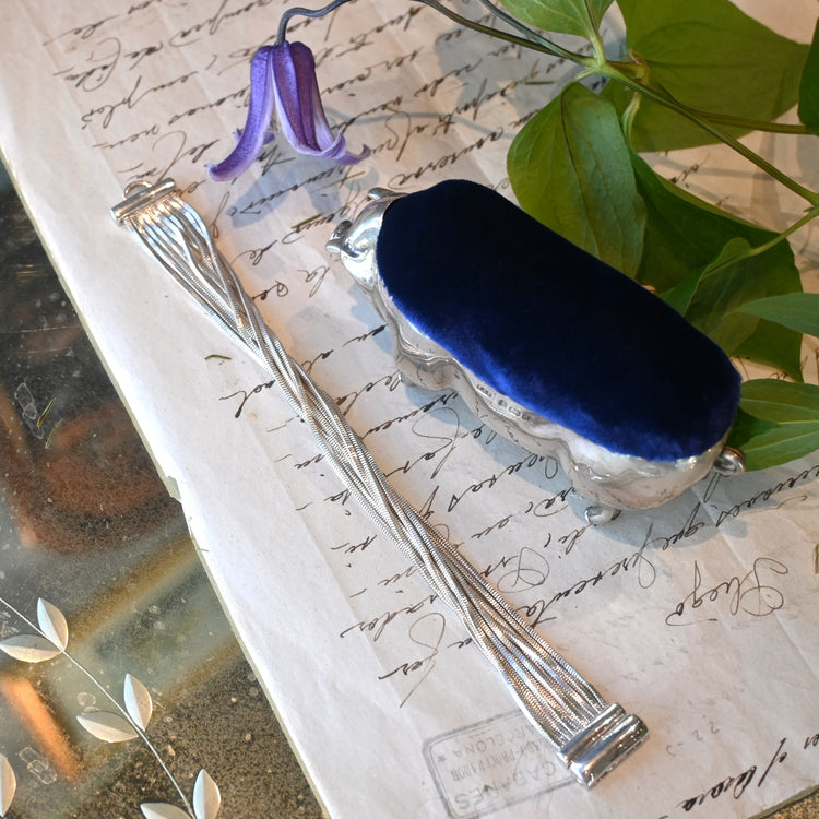 MILOR ITALY 美しいシルバーブレスレット