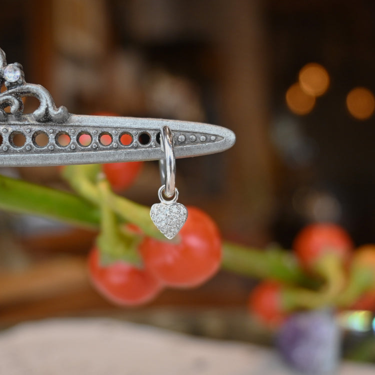 小さなチャームが可愛らしい イヤリング