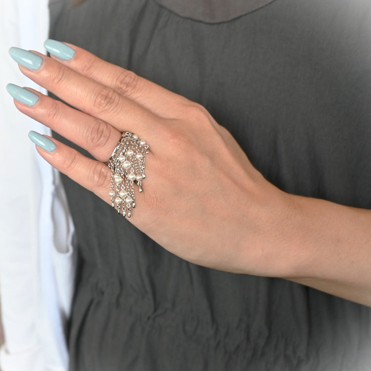 MIKIMOTO デコラクティブな パールリング