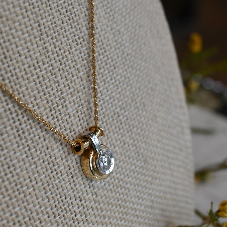 美しいダイヤトップ ネックレス