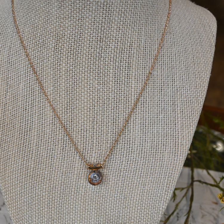 美しいダイヤトップ ネックレス